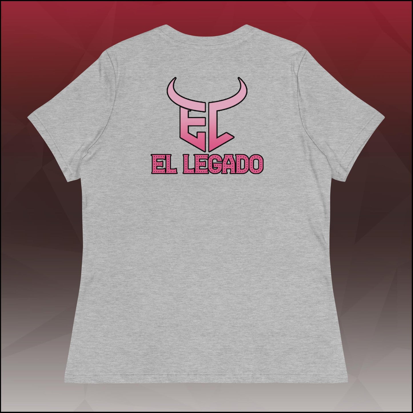 El Legado Pink Gradient Women's Relaxed T-Shirt