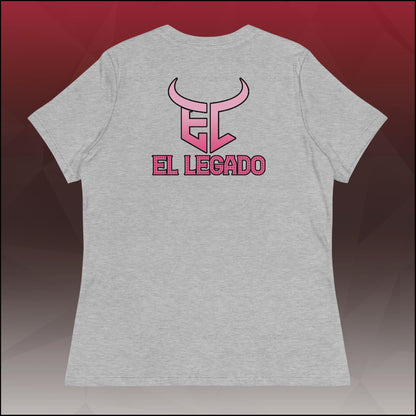 El Legado Pink Gradient Women's Relaxed T-Shirt