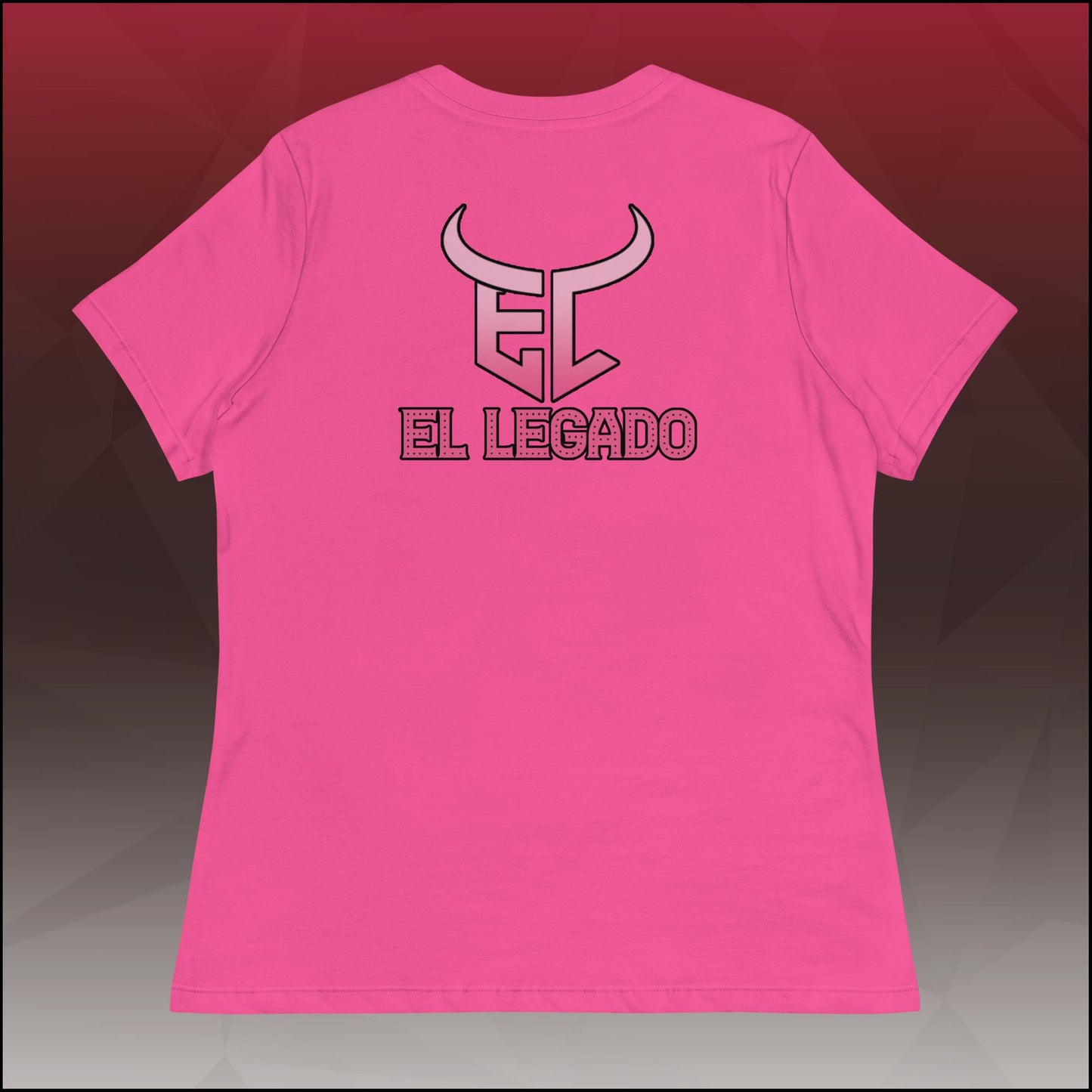 El Legado Pink Gradient Women's Relaxed T-Shirt