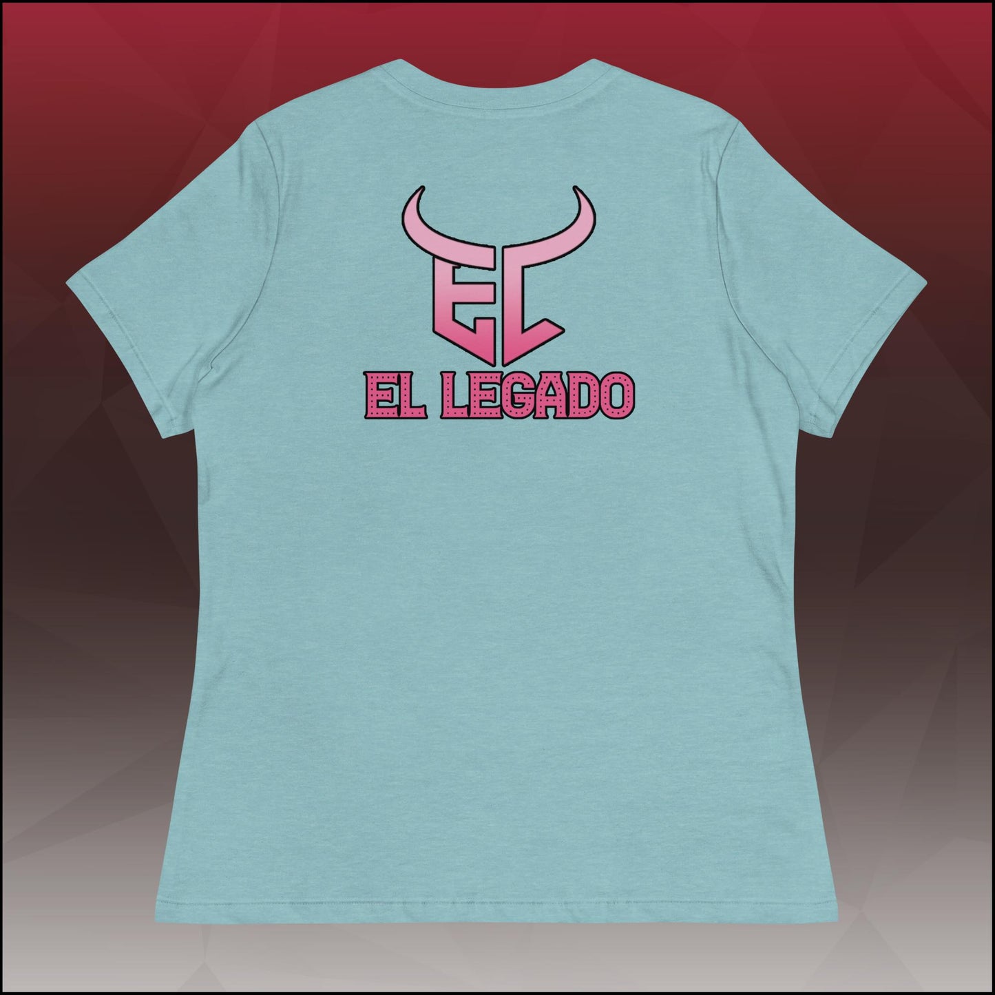 El Legado Pink Gradient Women's Relaxed T-Shirt