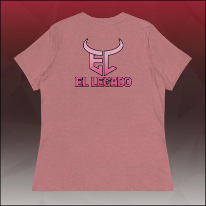 El Legado Pink Gradient Women's Relaxed T-Shirt