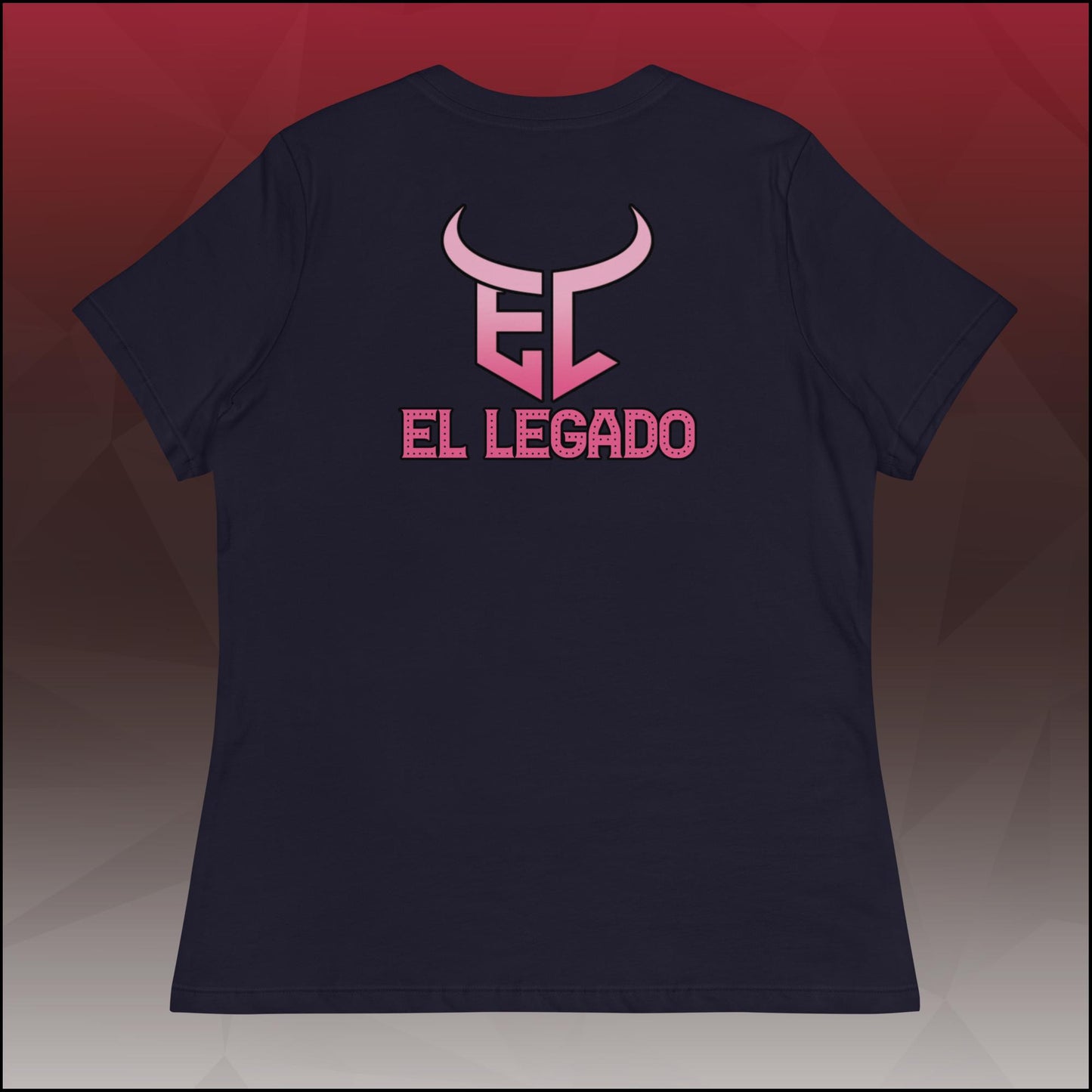 El Legado Pink Gradient Women's Relaxed T-Shirt