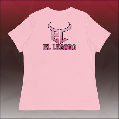 El Legado Pink Gradient Women's Relaxed T-Shirt